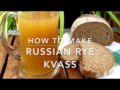 Russian Kvass Recipe: Fermented Rye Drink (Квас)