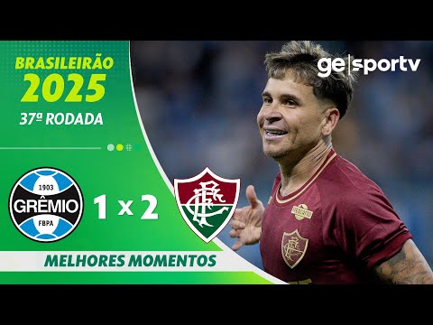 Gols e lances de Grêmio x Fluminense