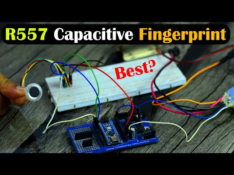 Capacitive Fingerprint Sensor | Fingerprint Scanner with Arduino, R557 3.3V Biometric Sensor