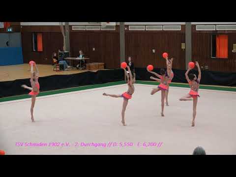 2. Durchgang - TSV Schmiden - Talentsichtung Schülerinnen RSG Gruppen 2019 in Dahn
