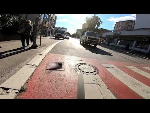 Road bike cycling, Smederevo, Serbia, 2020