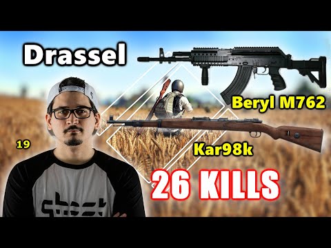 Drassel & Chad - 26 KILLS - Beryl M762 + Kar98k - DUO - PUBG
