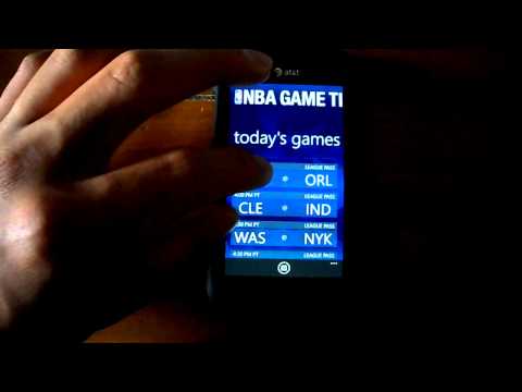 NBA Game Time Lite for Windows Phone 7 App Review