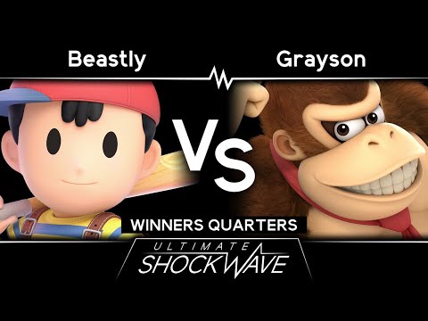 USW 95 - Beastly (Ness) VS FRKS | Grayson (Donkey Kong) - Winners Quarters - SSBU