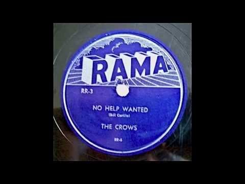 The Crows - No Help Wanted 78 rpm!