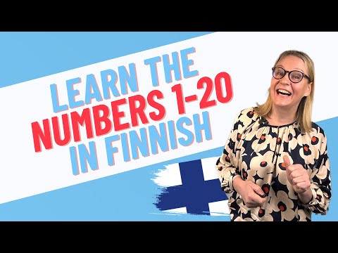 Learn the Finnish numbers 1-20 PLUS FREE PDF