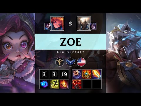 Zoe Support vs Pantheon - NA Diamond Patch 25.20