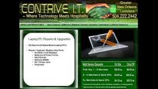 preview picture of video 'Local Laptop PC Repair Services in Metairie LA | Contrive I.T.'