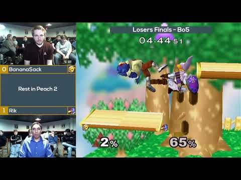 Rest in Peach 2 - Losers Finals - (Fox/Link) BananaSack vs Rik (Fox/Falco)