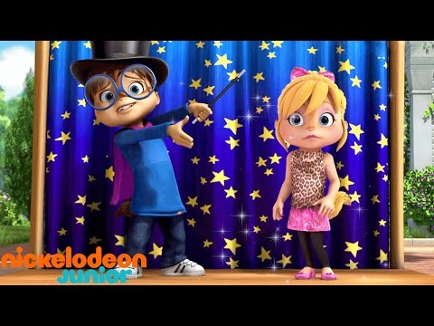 Alvinnn!!! et les Chipmunks | Le tour de magie | NICKELODEON JUNIOR