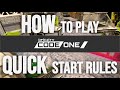 Learn how to play Infinity the game Code One: Quick Start Rules