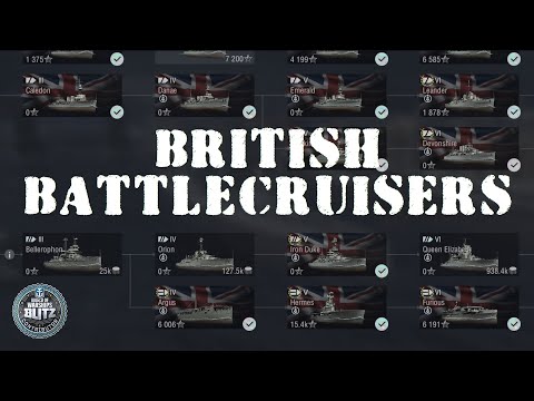 Tech Tree Talk - British Battlecruisers - World of Warships Blitz