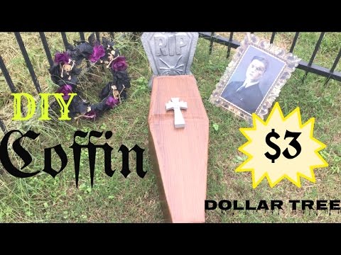 DIY Cardboard Coffin | Dollar Tree DIY Video