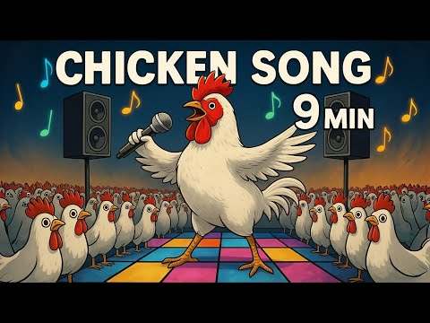 J. Geco - CHICKEN SONG For 9 Minutes Straight | The hens Song & Chicken Dance Song Video 2025