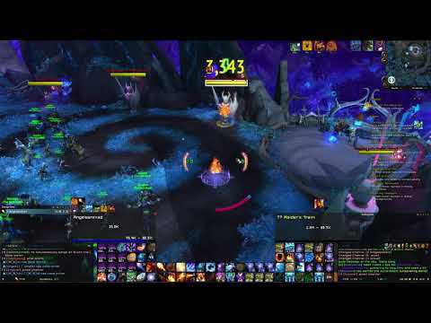 Combustion Bar Curved WeakAura for Fire Mage - Shadowlands - World of Warcraft