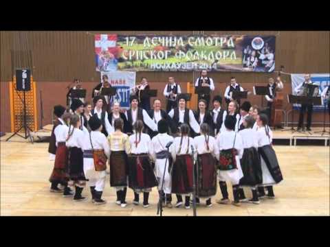 FMD Izvor St. Gallen Deciji Ansambl - Igre iz Kobisnice - Decija Smotra Folklora 2014