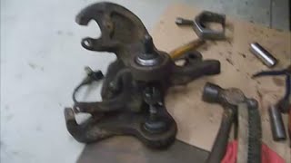 pt 2 98 Ford econoline 150 van upper and lower ball joint replace