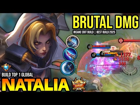 NATALIA BEST BUILD 2025 | BUILD TOP 1 GLOBAL NATALIA GAMEPLAY | MOBILE LEGENDS✓