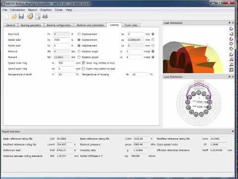 MESYS Rolling Bearing Calculation - Overview and Basics