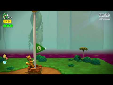 Super Mario 3D World (Switch) 6-4 Speedrun - Time: 20 (Former WR)