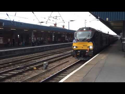 DRS Northern Belle RailTour 68022+68005 At Doncaster From Edinburgh To London Kings Cross