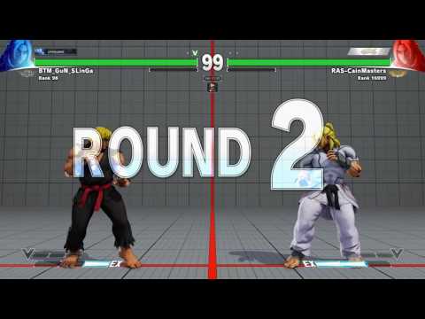 SFV~ Ken (BTM_Gun_SLinGa) vs. Ken (RAS-CainMasters) HD 4
