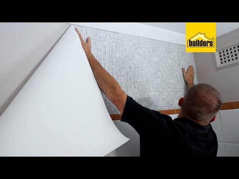 DIY | How To Install Wallpaper To Your Bathroom