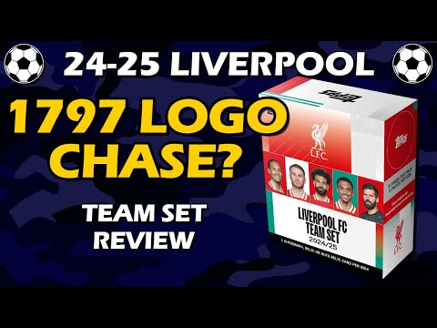 2024-25 Topps Liverpool Team Set Soccer Box Review