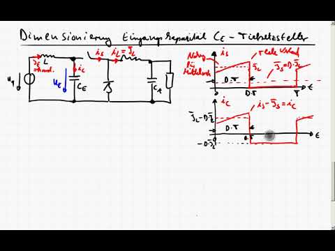 LE4_3f DC/DC Wandler - Herleitung Dimensionierung Ce beim Tiefsetzsteller