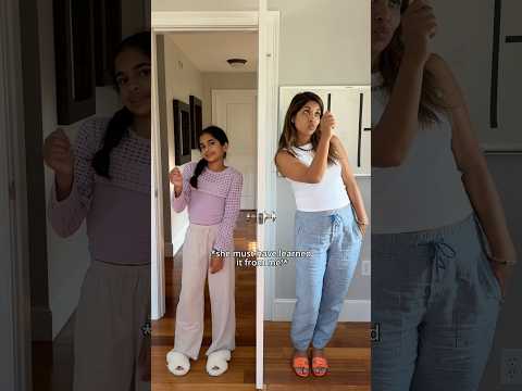 I think we nailed it 😂 | #shorts #twins #motherdaughter