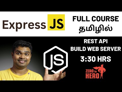 Express Js Tutorial for beginners in Tamil 2025 | Full Course for Beginners