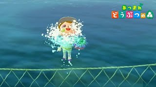【#11】溺れそう【あつまれどうぶつの森】