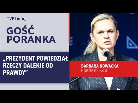 Barbara Nowacka: prezydent powiedział rzeczy dalekie od prawdy | GOŚĆ PORANKA