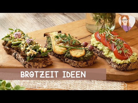🌮Kreative, leckere Brotzeit-Ideen - 3 x würzig, schnell und gesund | vegan basisch