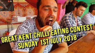Chilli Eating Contest Sunday 1st July 2018 Great Kent Chilli Festival