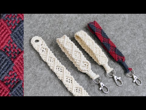 DIY MACRAME KEYCHAINS Patterns for Beginners and Beyond