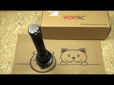 Wowtac A4 Flashlight Review, ($40) 2000LM Thrower Video
