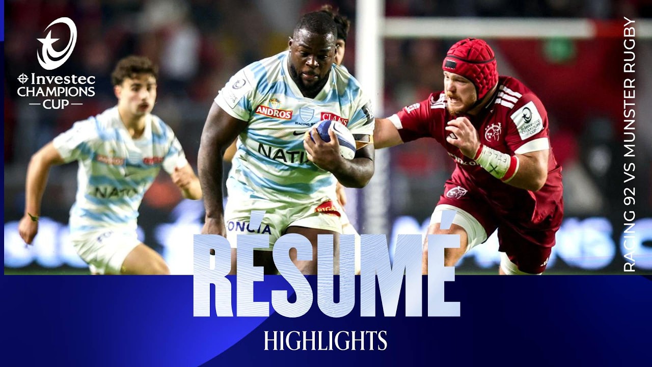 Résumé - Munster Rugby v Racing 92 | Investec Champions Cup 2026/27