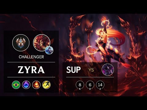 Zyra Support vs Morgana - BR Challenger Patch 9.21