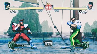 M.Bison vs Dudley (Hardest) Street Fighter IV.