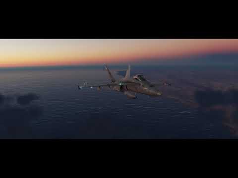 DCS World: F/A-18C Exterior Lighting Update