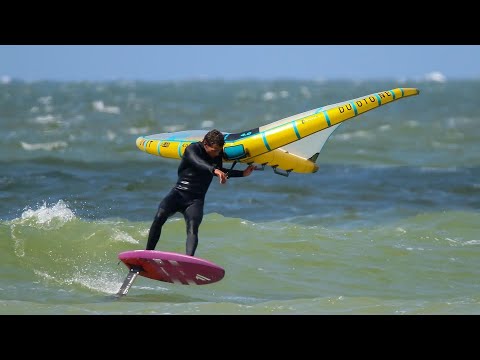 Testing the 4’6 Sky Wing from Fanatic 💯🔥