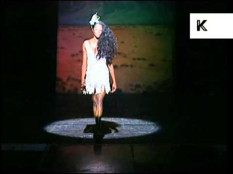 Antonio Berardi Show, 1997 London Fashion Week, Supermodels, 1990s Archive Footage