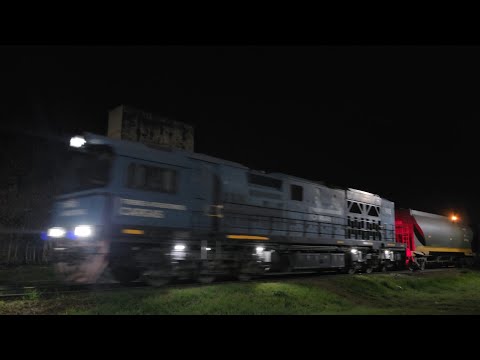 [4K] Tren de tolvas graneras de NCA con destino a General Deheza pasando por Marcos Juárez!!!!!!