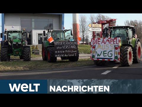 DEUTSCHLAND: Widerstand gegen Ampel geht weiter! Neue Proteste der Bauern | WELT STREAM