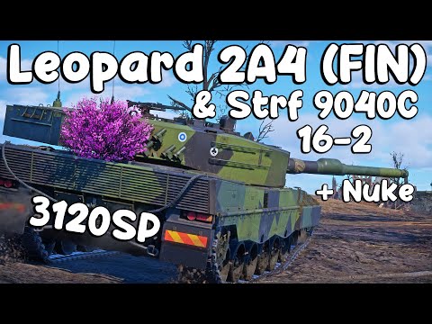Leopard 2A4 (FIN) & Strf 9040C. 16-2 + Nuke