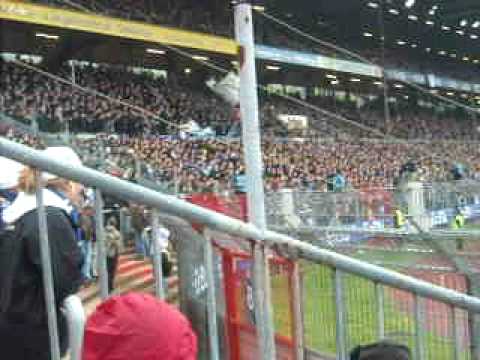 KSC Fans vs. Dietmar Hopp beim spiel KSC gegen TSG hoffenheim