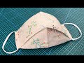 Make Fabric Face Mask at home// Easy Face Mask Pattern//DIY MASK
