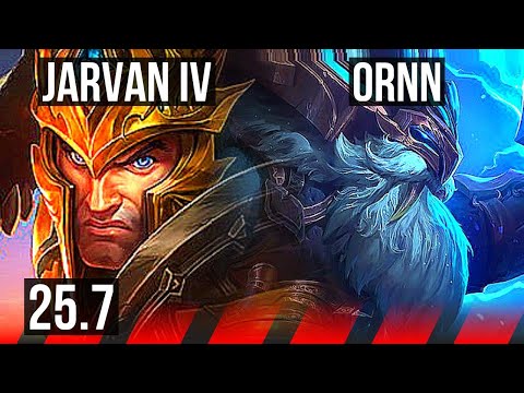 JARVAN IV vs ORNN (TOP) | EUW Master | 25.7