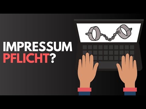WER BRAUCHT EIN IMPRESSUM? ⚖️ Anleitung für Blog, YouTube, Facebook & Co | Impressumspflicht